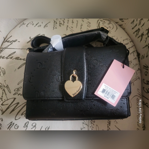 Juicy Couture Handbags - Juicy Couture choose juicy crossbody in liquorice NWT